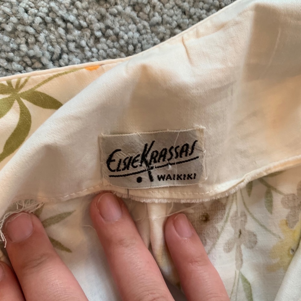 RARE 50s vintage marigold dress - Picture 11 of 11